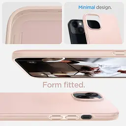 Чехол Spigen Thin Fit для iPhone 14 Plus / 15 Plus (6.7") Розовый песок (ACS04776) - мініатюра 9