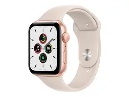 Смарт-годинник Apple Watch SE GPS 44mm Gold Aluminum Case w. Starlight Sport Band (MKQ53)