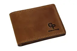 Затискач-портмоне, теракота GRANDE PELLE 11х8х0.5 см acs0032110 - мініатюра 6