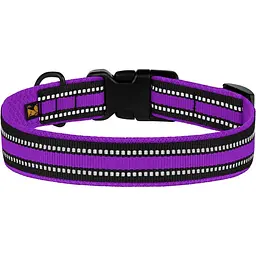 Нашийник для собак BronzeDog Mesh, розмір L, 35-53х2,5 см, фіолетовий - мініатюра 2