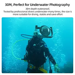 Водонепроникний бокс Telesin Dome Port для GoPro 9/10/11/12/13 (GP-DMP-T10) [75565] - мініатюра 10