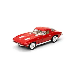 
Машинка металева інерційна 1963 Corvette Sting Ray 1:32 12.5 см відчиняються двері гумові колеса