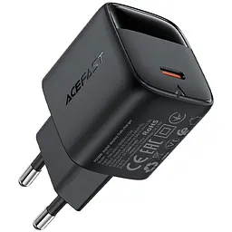 МЗП Acefast A115 PD30W GaN (1USB-C) Black - мініатюра 5