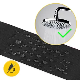 Стрічка кінезіологічна (кінезіо тейп) 4FIZJO 5 см x 31 м Black (P-5905973405522) - мініатюра 10