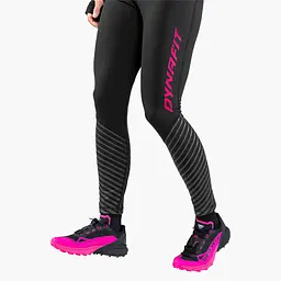 Штани жіночі Dynafit Reflective Tights Womens XS Чорний-Рожевий - мініатюра 5