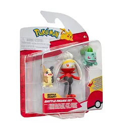 Набір ігрових фігурок Pokemon W18 - Морпеко, Бульбазавр, Рабут - мініатюра 2