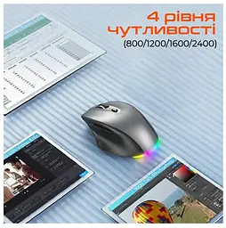Миша Meetion MT-BTM007-W (MT-BTM007-W) - мініатюра 4