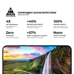 Захисне скло на OPPO Reno15 F 5G/Reno15 FS 5G/Reno15 5G з олеофобним покриттям, Pro, повне проклеювання, антистатичний і пиловідштовхуючий шар, 9H, самоклеючеся, 2.5D, на весь екран, антистатичний клей, ArmorStandart (ARM89890) - мініатюра 5
