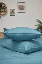 Комплект постільної білизни Moon&Star Дитячий 110x140 см наволочки 2x50x50 см Stripe Green Satin Stripe - мініатюра 8