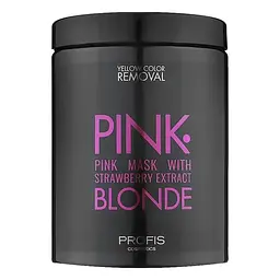 Професійна рожева маска з полуниці, журавлини та протеїнами пшениці Pink Blond Profis 1000 мл