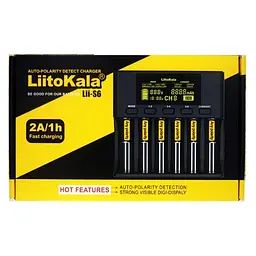 Зарядний пристрій Liitokala Lii-S6 (на 6 каналів) з блоком живлення і автоадаптером - мініатюра 8
