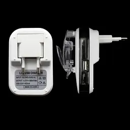 Зарядний пристрій заряджання адаптер LCD Жабка HY02 з USB та екраном - мініатюра 7