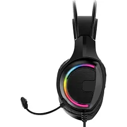 Ігрові навушники XPRO HG16s Sniper з мікрофоном і регулюванням висоти та LED RGB підсвіткою чорні (23713-01_1011) - мініатюра 2