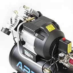 Компресор двоциліндровий Apro OFD-50MX 2,2кВт 416 л/хв 50 л 2 крана 30412 - мініатюра 10