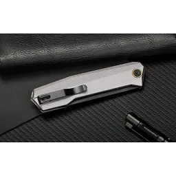 Складаний ніж Ruike P166-AK 92 мм Sandvik 14C28N алюміній сірий - мініатюра 10
