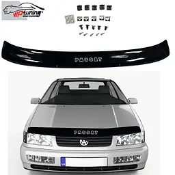 Дефлектор капоту мухобійка Volkswagen Passat B4 1991-1997 Євро Кріплення (Vip Tuning) VW03