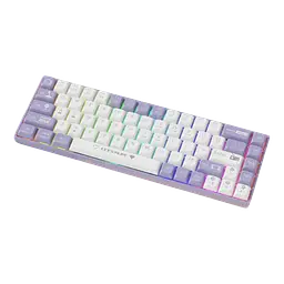 Клавіатура Ajazz AK680 Wired Brown Switch RGB White Purple - мініатюра 3