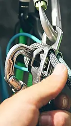 Страхувально-спусковий пристрій Edelrid Nano Jul (1017-738320006630) - мініатюра 4