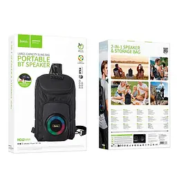 Рюкзак Акустика HOCO Journey BT Speaker HC42 BT5.4, USB/TF/FM, 10Wx2 6L - мініатюра 2