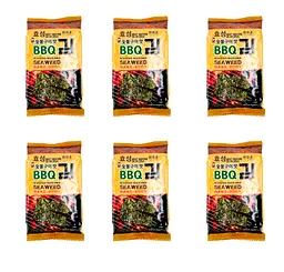 Чіпси норі Ock Roasted Seaweed зі смаком барбекю 4.5г - мініатюра 3