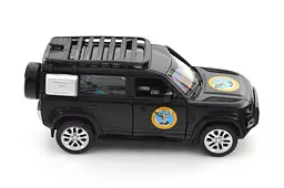 Іграшкова машинка позашляховик Land Rover Defender 110 Шеврони Героїв ГУР МО TechnoDrive - мініатюра 2