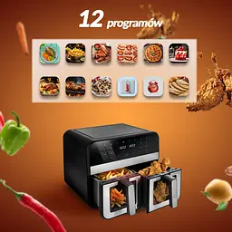 Аерофритниця двокамерна Lehman Taste 9 л WiFi - мініатюра 8