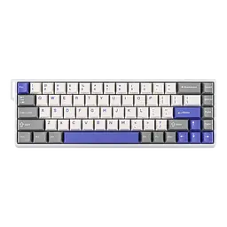 Клавіатура Aula WIN68 Max RGB White Purple (WIN68 HE WHITE PURPLE) - мініатюра 2
