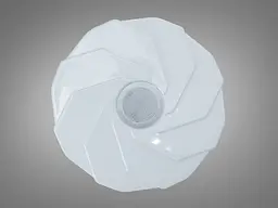 LED люстра Romin 34 Вт біла хром до 6 м² без пульта - мініатюра 3