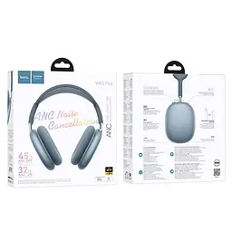 Бездротові накладні навушники HOCO W65 Plus Happy ANC BT headphones Blue (6942007650427) - мініатюра 2
