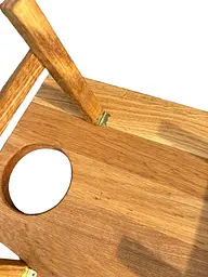 Буковий Пивний столик Великий 50x30 см - мініатюра 6