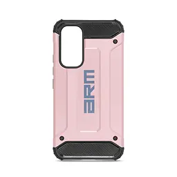 Чехол для Samsung Galaxy A54 5G (A546), Panzer, розовый, противоударный, бронированный, милитари, панель-накладка, защита всего корпуса, защита дисплея и камеры, термополиуретан (TPU) + поликарбонат (PC), ArmorStandart (ARM71466)