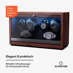 Ротомат скринька для автопідзаводу годинника Klarstein Brienz 6 (10045572) - мініатюра 2