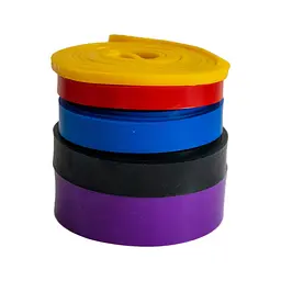 Комплект для фітнесу Hoola Hoop Set 110 см рожевий, з утяжнювачем та гумовими петлями 5 шт - мініатюра 6