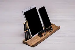Підставка з дерева для гаджета ecoWalnut 320x95x18 мм - мініатюра 3
