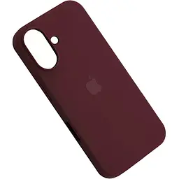 Чохол Silicone Case для Apple iPhone 16 Plum AA [115089] - мініатюра 3