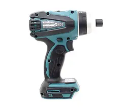 Шурупокрут 4-х режимний акумуляторний Makita DTP141Z (150 Нм, 1/4", BL, LXT, без акумуляторів та зарядного пристрою) - мініатюра 4