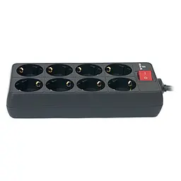 Мережевий фільтр RS-8 PROTECT 1.8m Black (EL122300021) - мініатюра 2