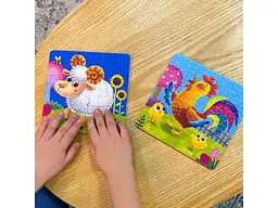 Пазли VLADI TOYS Foam puzzles 2in1 "Farm" RK6050-04 - мініатюра 5