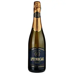 Уцінка. Вино ігристе Артемівське Брют 0.75 л (333666)