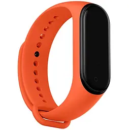 Ремінець Silicone Mi Band 5/6 Fluorescent Red