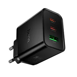 Зарядний пристрій 3 порти Hoco N75 Grande 65W (2C1A) чорний