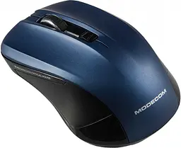 Мишка Modecom MC-WM9.1, бездротовий, 4кн., 1600dpi, чорно-синя - мініатюра 2