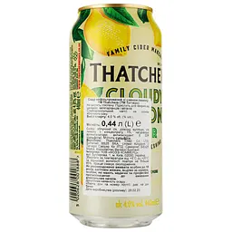 Сидр Thatchers Cloudy Lemon, 4%, 0,44 л, ж/б - мініатюра 2