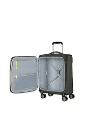Валіза 55 См American Tourister WANDERLITE DARK KHAKI 55x40x23(25) MJ6*04004 - мініатюра 2