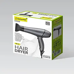 Фен стайлер Maestro MR-215 для укладання волосся Концетратор 2300Вт Чорний/Сірий - мініатюра 3