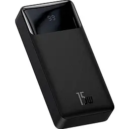 Портативна батарея Baseus Bipow Digital Display Power Bank 20000 mAh 15W Overseas Edition PPBD050101 Black - мініатюра 2