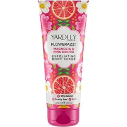 Скраб для тіла Yardley London Flowerazzi Magnolia&Pink Orchid Exfoliating Body Scrub, 200 мл