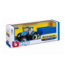 Машинка для дітей Bburago Трактор New Holland серії Farm (18-44067) - мініатюра 2