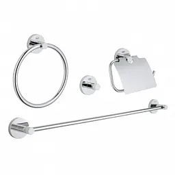 Набір аксесуарів для ванної кімнати Grohe Essentials 40776001, Хром