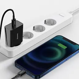 МЗП Baseus Speed Mini Quick Charger 20W (1USB-C) (CCFS-S) Чорний - мініатюра 7